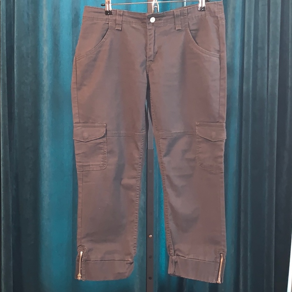 Levis Genuine Crafted grey twill cropped pants